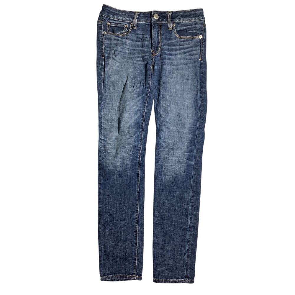 American Eagle Dark Wash Skinny Jeans Women’s 6 Regular — Y2K, Casual, Classic